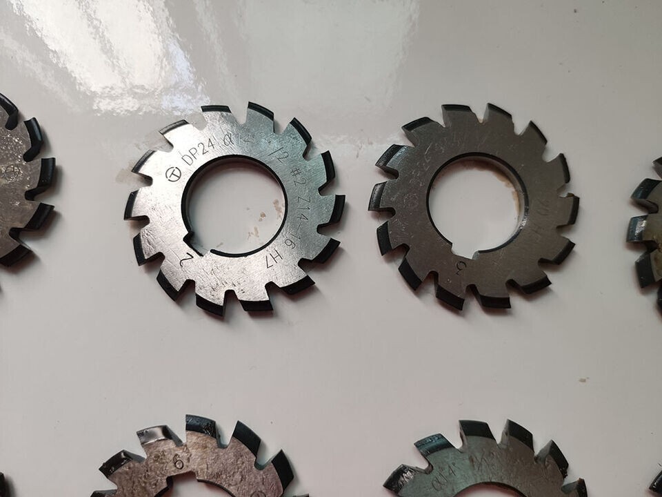 Module Size Dp 14-1/2 degree can select Involute Gear Cutters New 1Set 8pcs