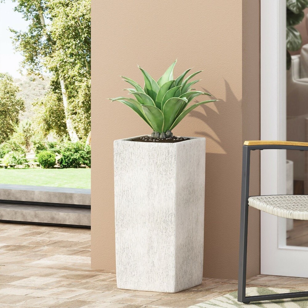 Severino Outdoor Cast Stone Planter