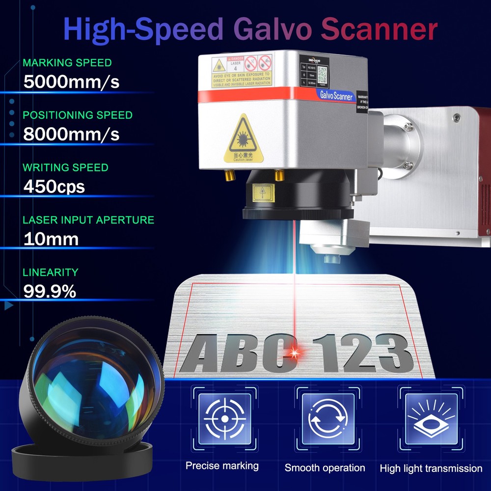 CRS 5W Flight UV Laser Marking Machine & Industrial Camera Visual Position US