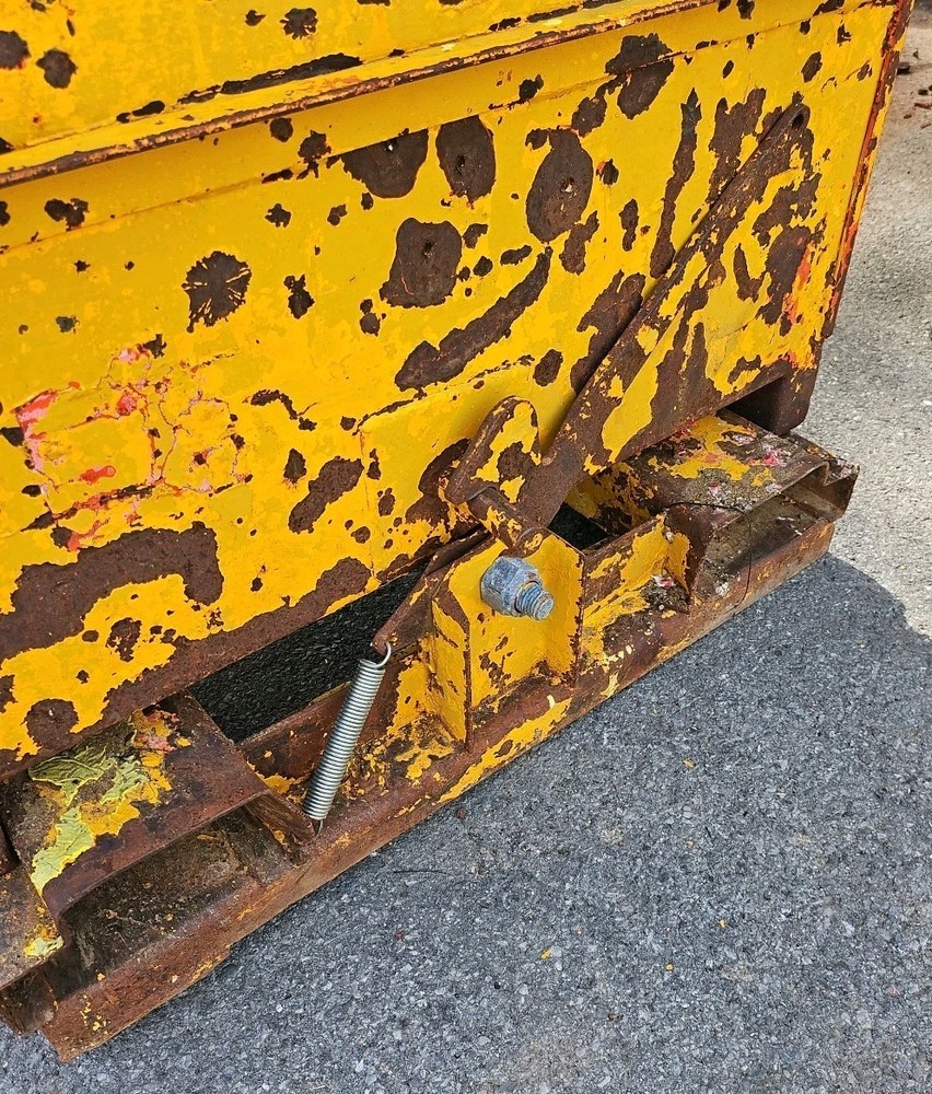 1/2 Cubic Yard Standard Steel Dump Dumping Hopper - Fully Functional!