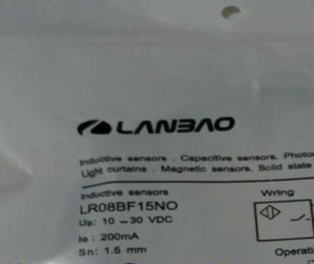 Original LANBAO Inductive Proximity Switch LR08BF15NO Sensor