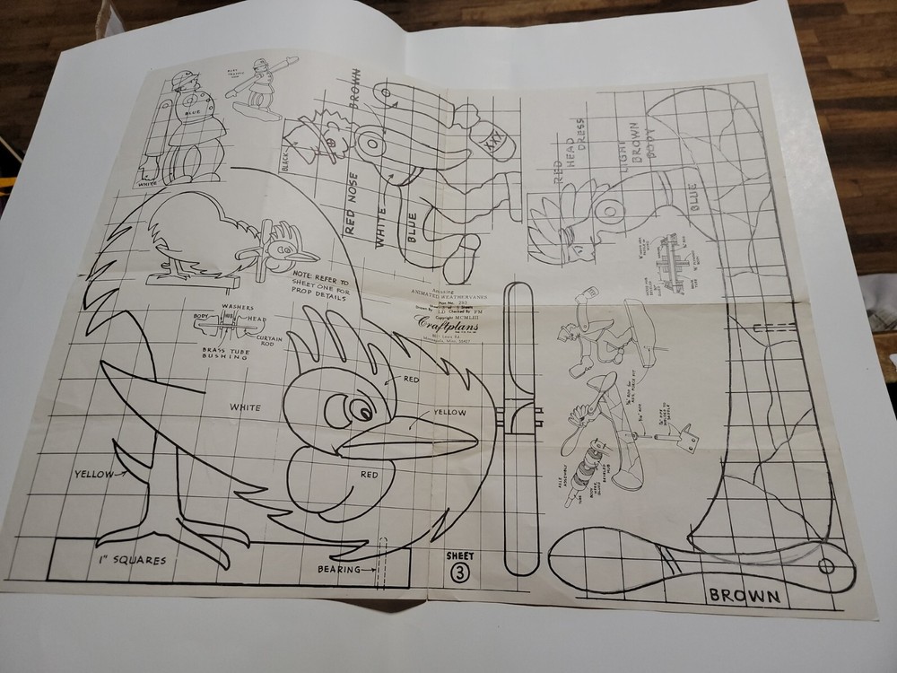 Amusing Animated weathervane's Craftplans