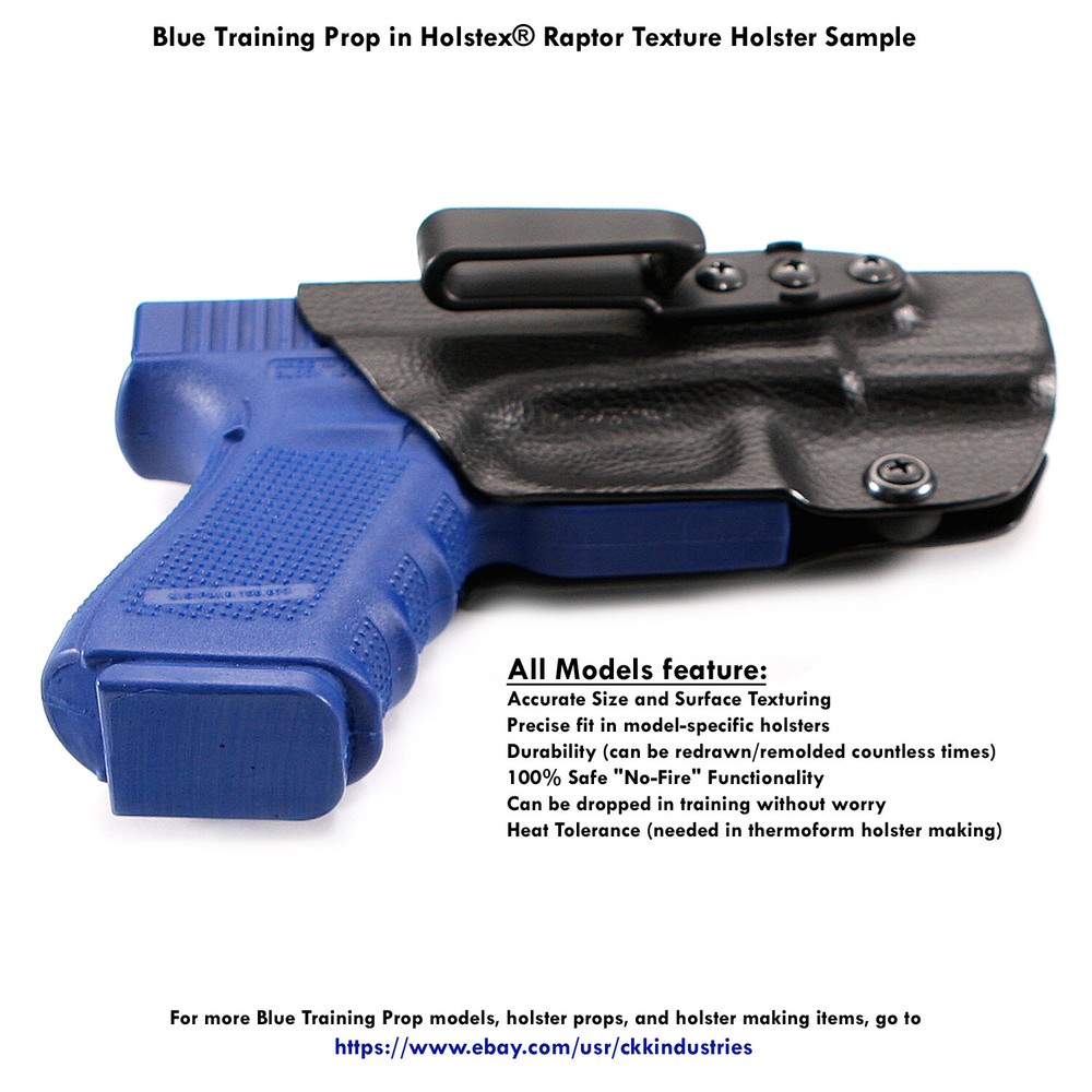Blue Training Prop for SIG P239 - Solid Resin - Not a Gun