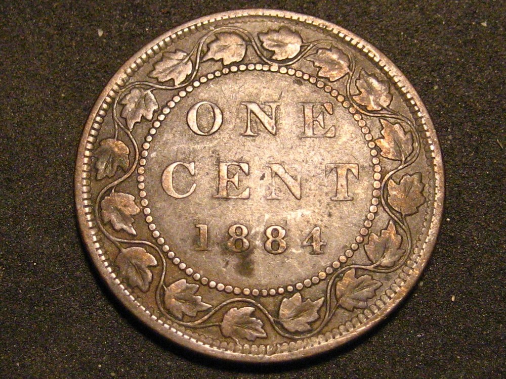 1884 Canadian Large Cent
