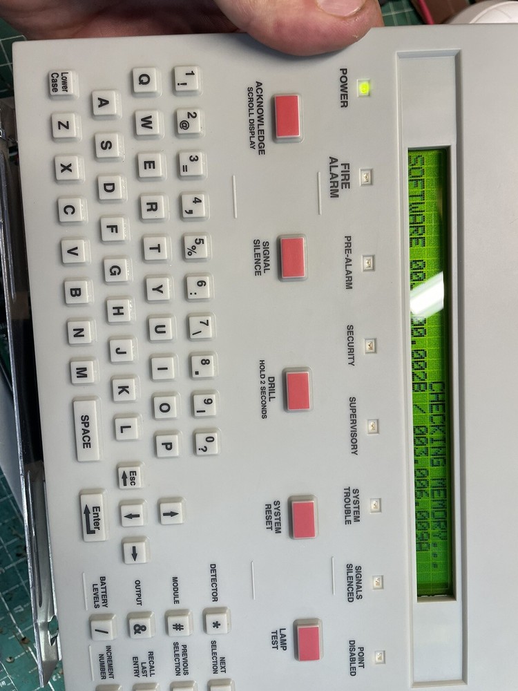 Notifier KDM-2 Display Keypad Tested
