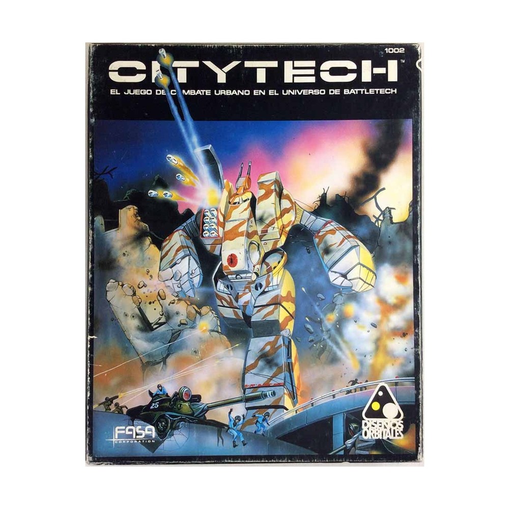 FASA Battletech Citytech (1st Ed, Spanish Ed) Box Fair/EX