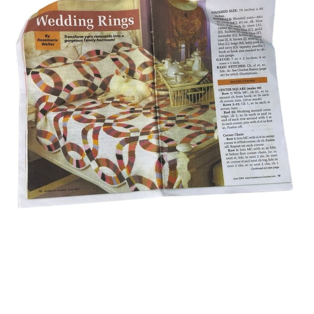 Vintage crochet pattern books