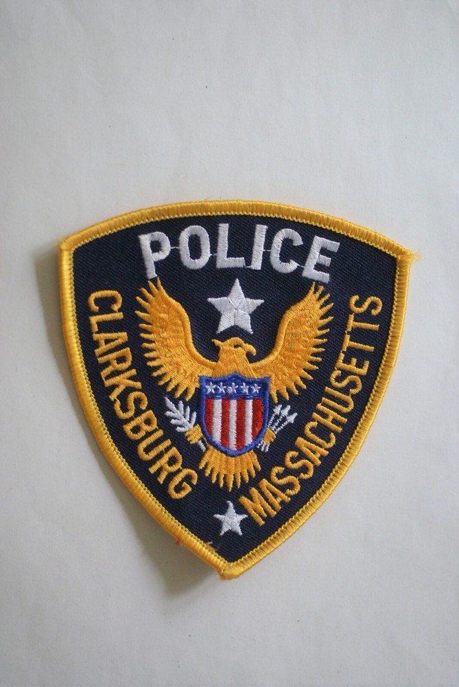 Clarksburg Police patch, Massachusetts
