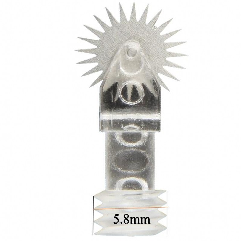 Royun 5 Pcs/Pack Semi Serrated Roller Permanent Makeup Tattoo Needle for Eyebrow