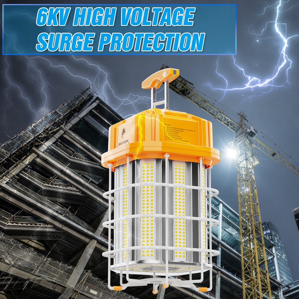 LED Temporary String Work Light 150W Linkable Construction Jobsite High Bay Lamp