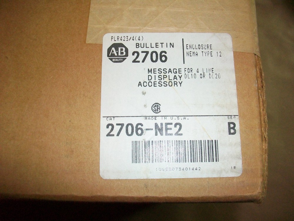 Allen Bradley Data Liner Enclosure 2706-NE2 NEW IN BOX