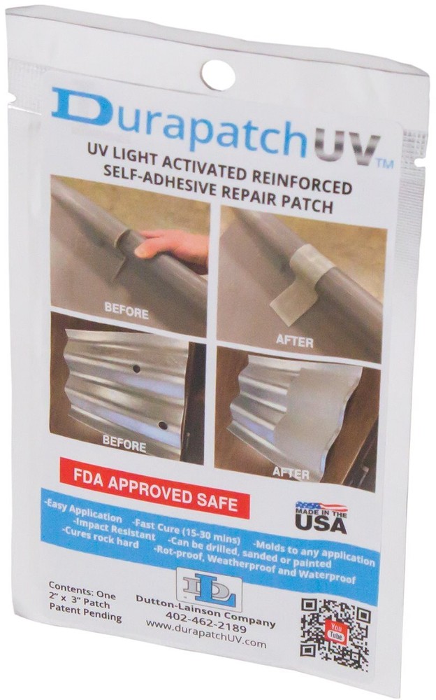 Dutton Lainson 56711 Multi Purpose Repair Patch; DurapatchUV �; No Mix Patch; Se