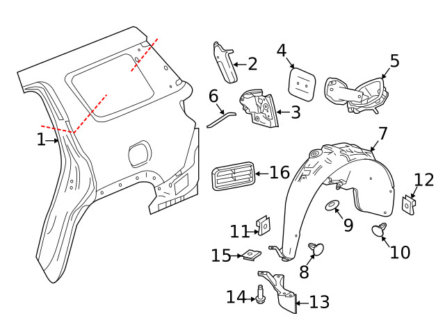 Genuine GM Upper Panel 84152124