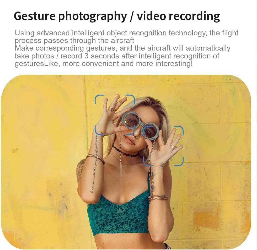 Foldable Drones with 4K Dual Cameras, HD FPV 2 Battery