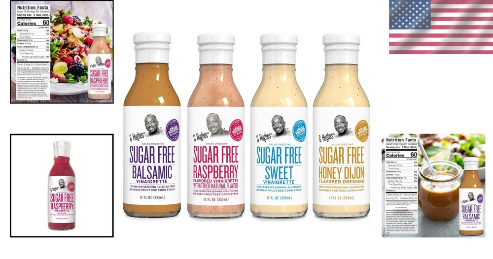 Sugar Free Salad Dressing Bundle 4-Pack - Gluten Free