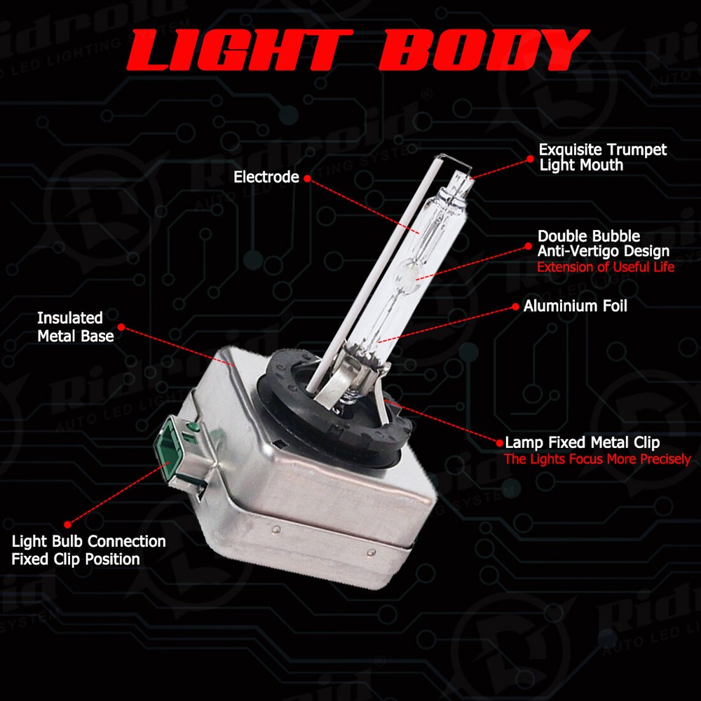 OEM Xenon HID Replace Headlight D3S Bulb 6000K For Audi A1 A3 A4 A5 A6 A7 Q3 Q5