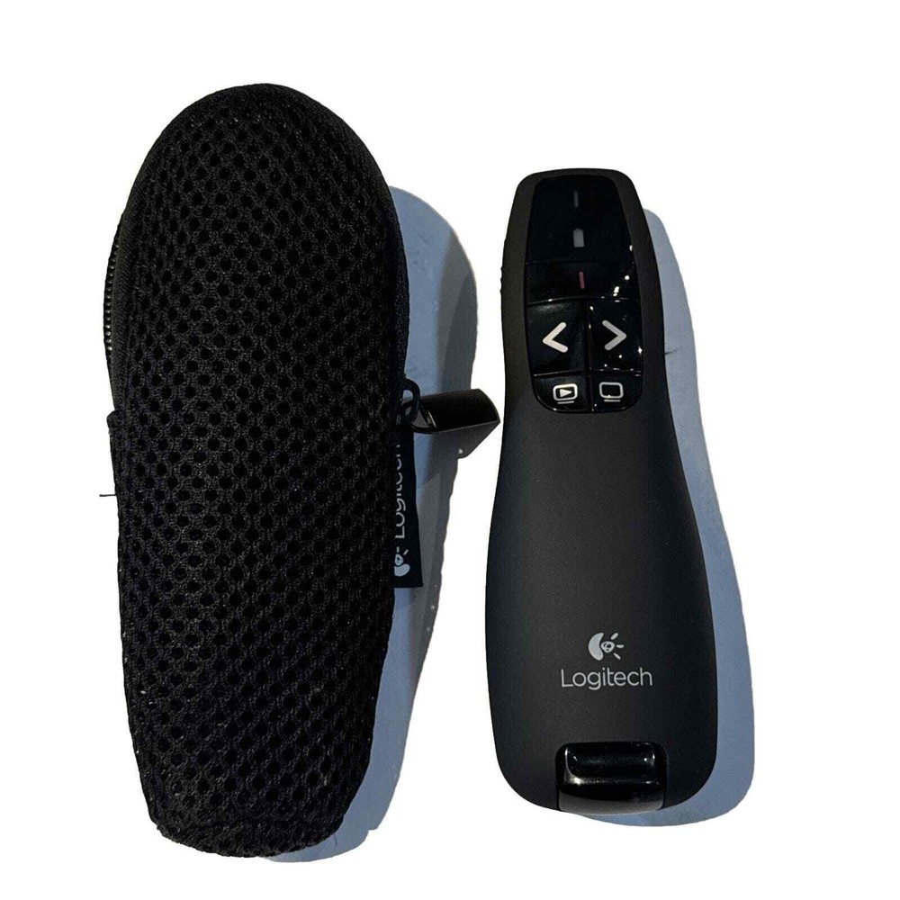 Logitech R400 Wireless Presenter Remote Control R-R0008 With Case No Adapter