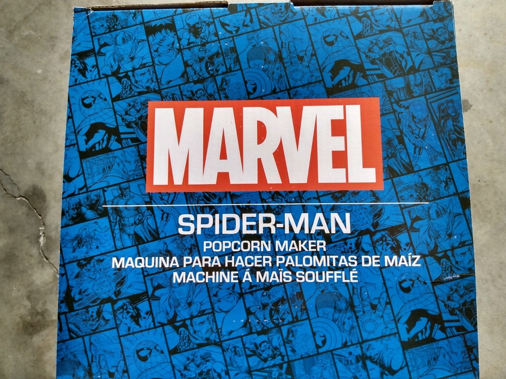 NEW Spider-Man Popcorn Maker SpiderMan Multi Verse Marvel Eat the Universe