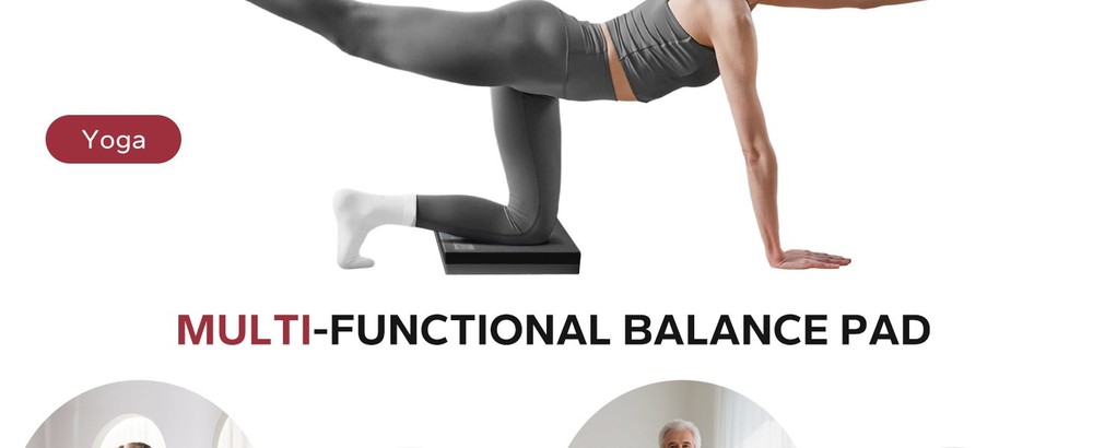 Exercise Balance Pad - 15" Non-Slip Textured Bottom Stability
