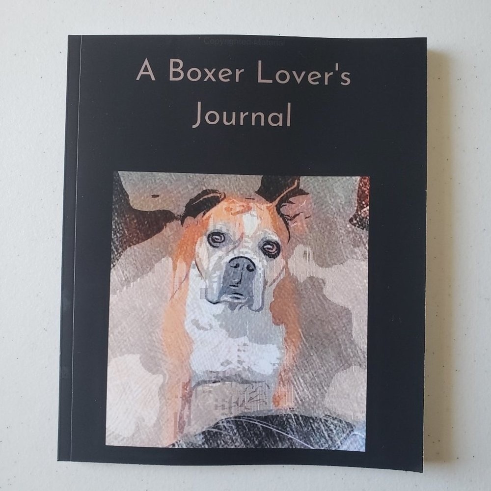 A Boxer Lover’s Journal: Abby Blank Lined 120 Page Notebook Journal