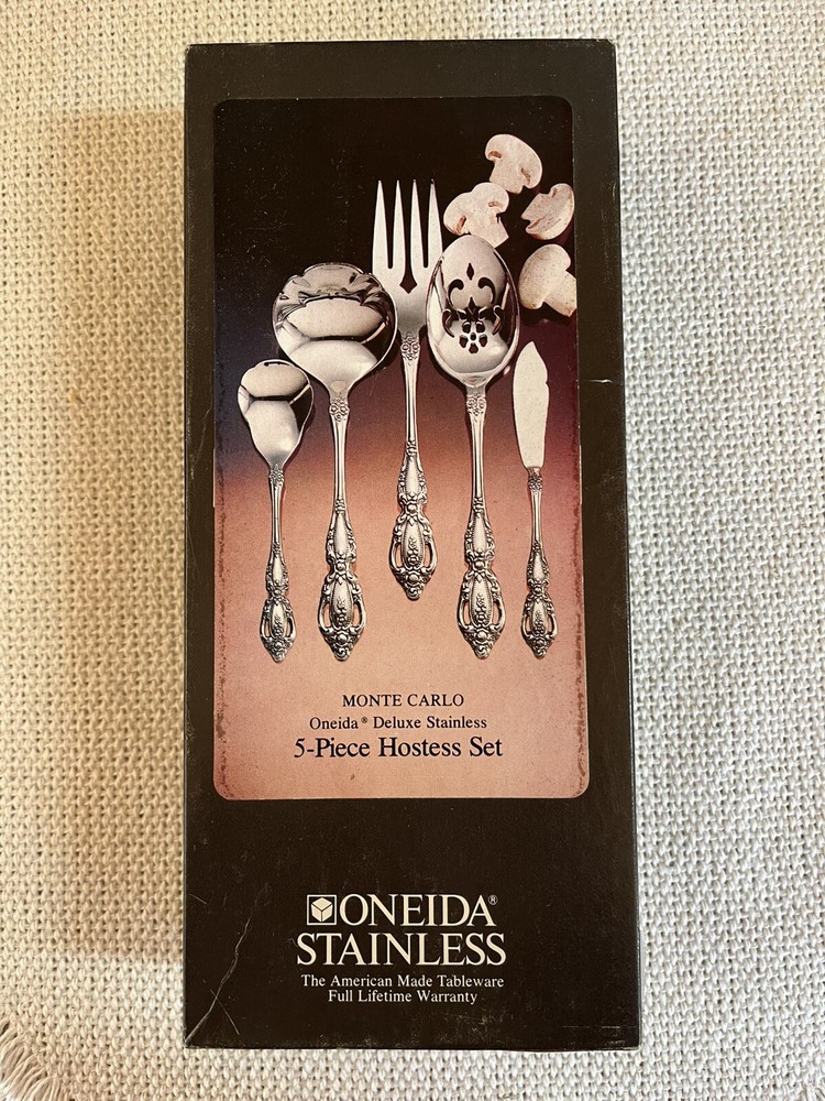 Oneida Monte Carlo 5 Piece Serving Pieces New