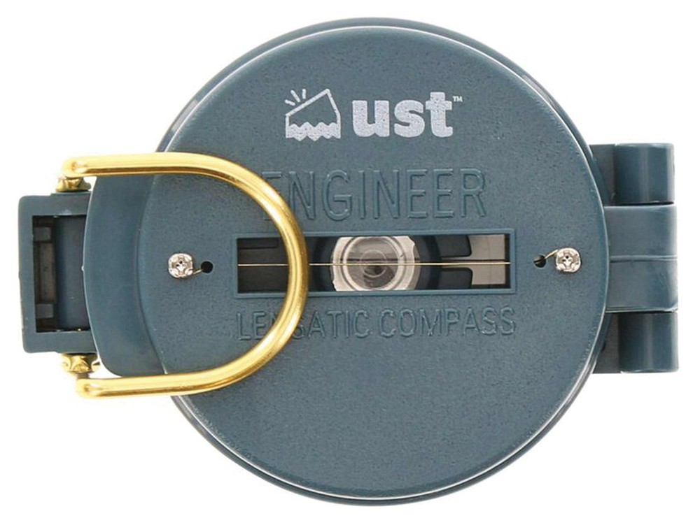 UST Lensatic Compass - Waterproof, Glow-in-the-Dark, Shock-Resistant Navigation