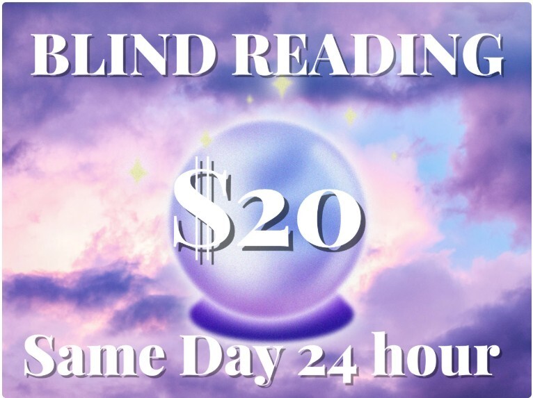 Blind Psychic Tarot Reading ( same day, 24 hour)