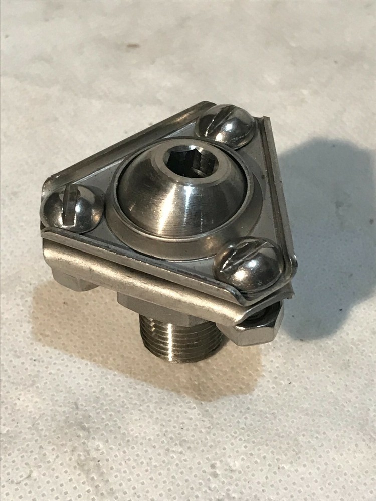 Triangle Swivel Ball Spray Nozzle Stainless Steel