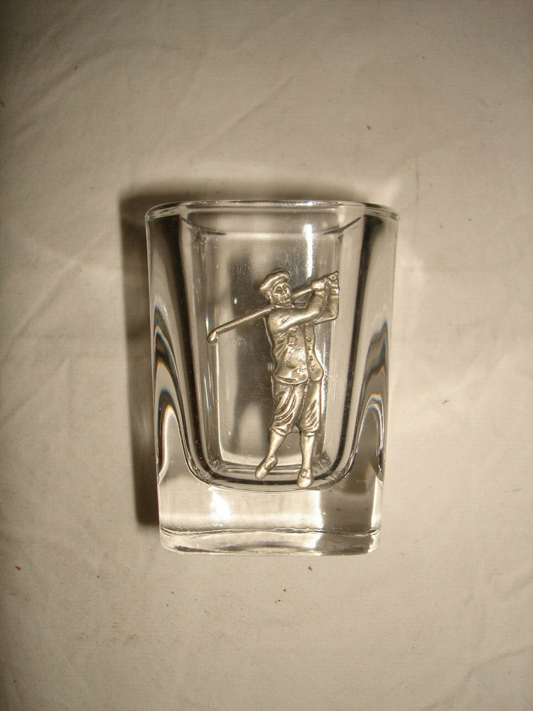 NEW Things Remembered Personalized "DAD" 4 pc Golf Shot Glass Set