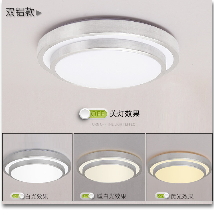 Modern LED Ceiling Light Flush Mount Dimmable Chandelier Lamp w/ Remote Control