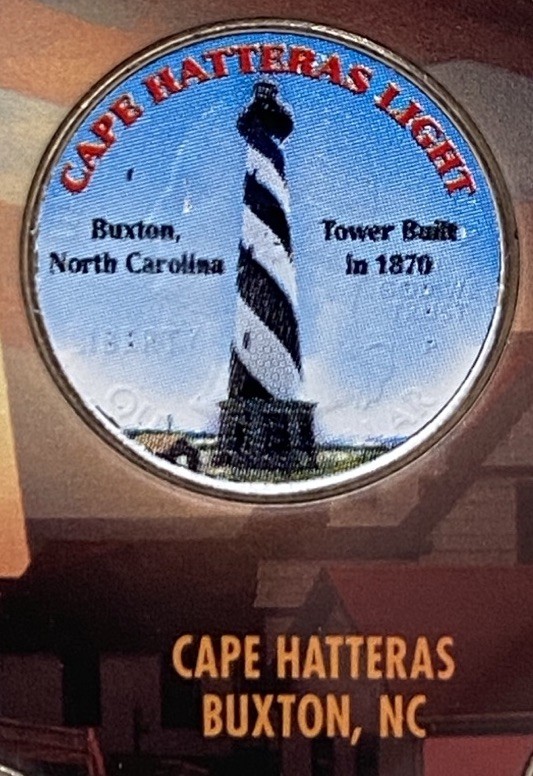 Colorized Lighthouse State Quarter Coin Collection