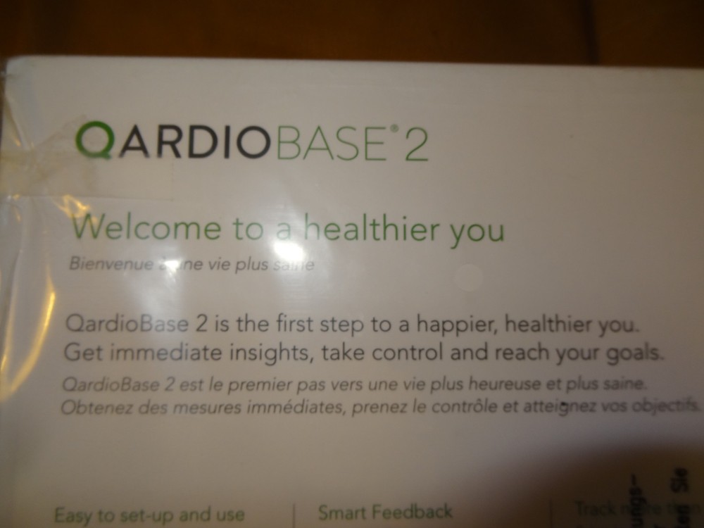 Qardio Base 2 Wireless Smart Scale & Body Analyzer - NEW
