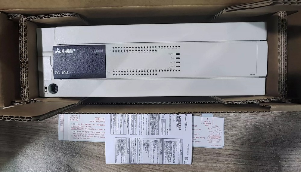1pc Mitsubishi FX3U-80MR/ES-A New Programmable Controller