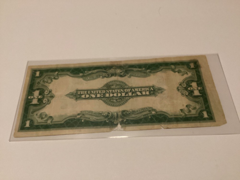 1923 $1 Silver Certificate Large Note Blue Seal Horse Blanket
