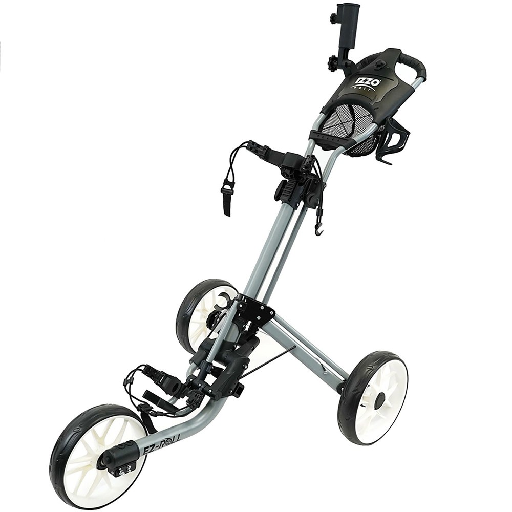 Izzo Golf EZ ROLL Black Pull Cart New