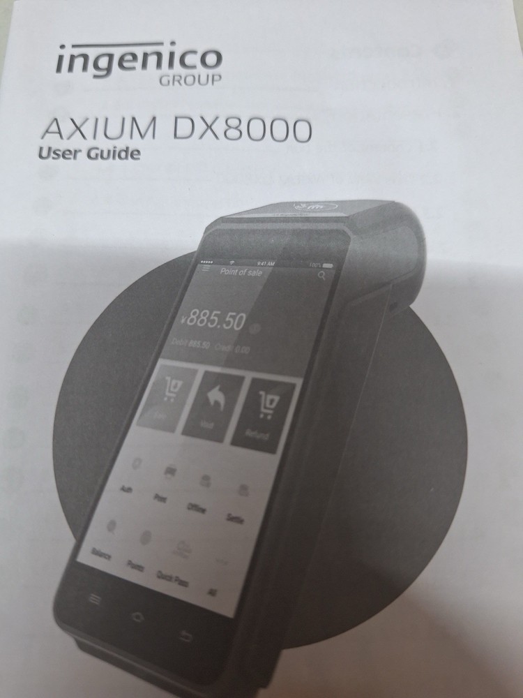 Ingenico AXIUM DX8000 Android Smart POS Terminal New Open Box
