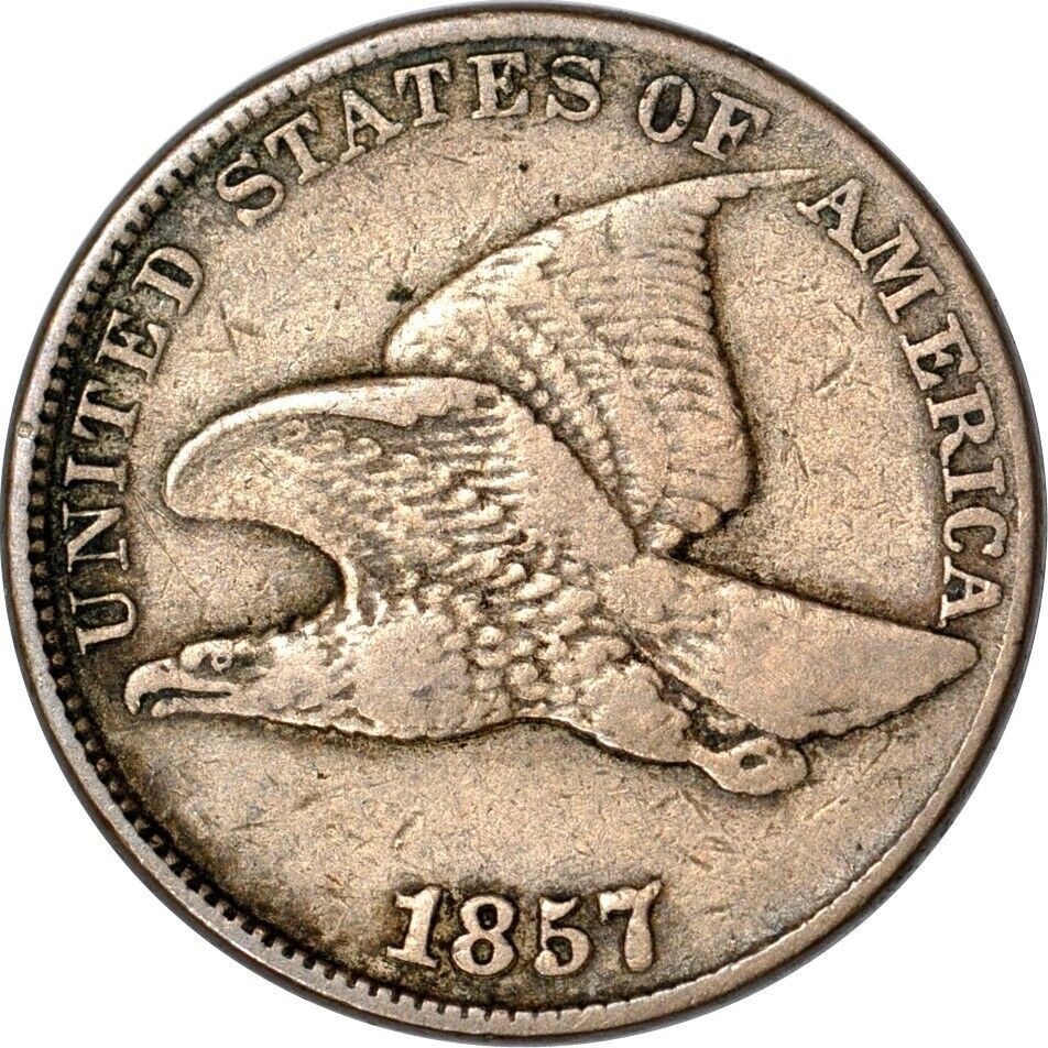 1857 1C Flying Eagle Cent VF K16618