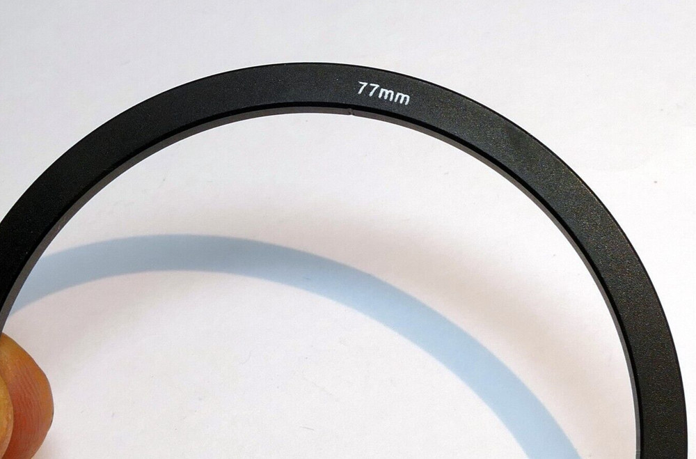 77mm Adapter Ring for Square holder Cokin size Medium P  threaded f