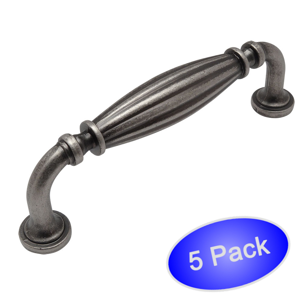 *5 Pack* Cosmas Cabinet Hardware Weathered Nickel Handle Pulls #7123WN