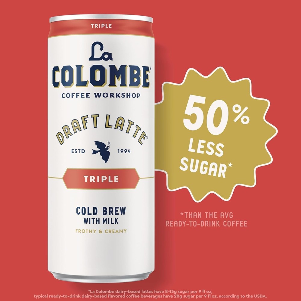 Latte Draft Triple, 9 Fl Oz, 4 Pack