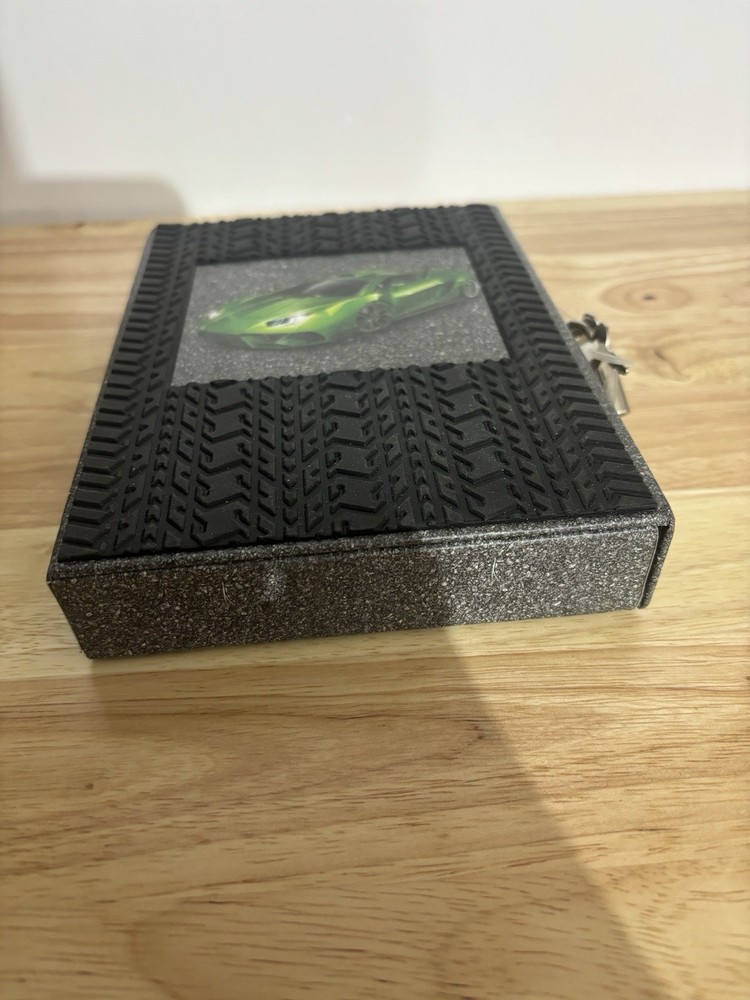 Dream Machine Lockbox Featuring Green Lamborghini