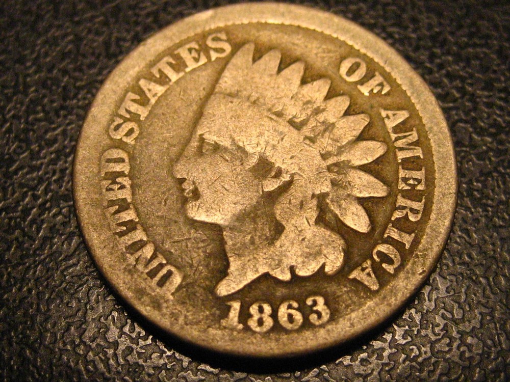 1863 Copper/Nickel Indian Head Cent