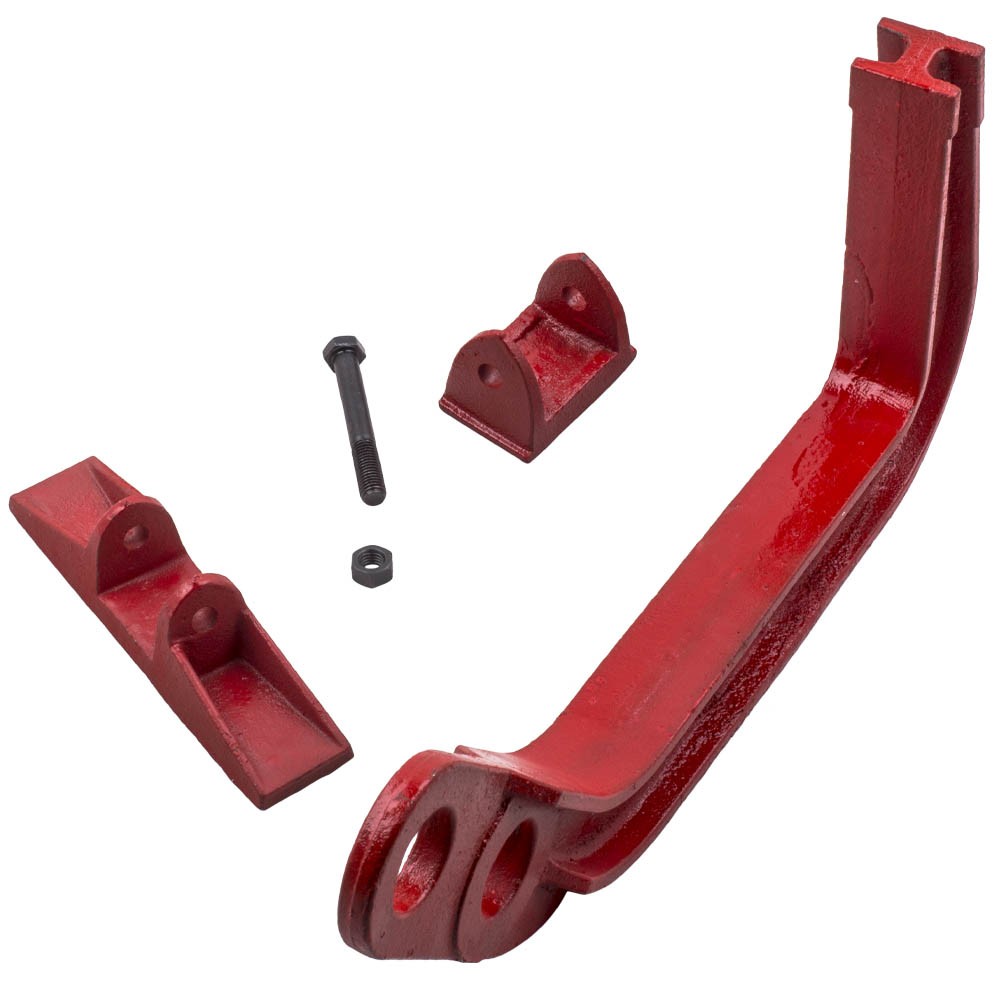 6 Ton Auto Body Frame Jumbo Deep Fast Hook Up Hook Clamp Kit Pulling Puller