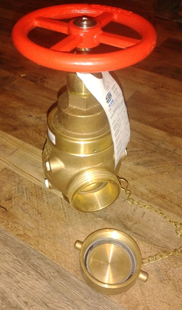 Zurn Wilkin ZW4000GCC-S, 2-1/2" Pressure Reducing Valve, w/Cap & Chain, Grv×MHT