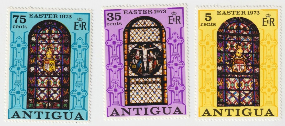 1973 Antigua - Easter - Set of Three Stamps