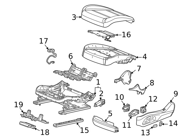 Genuine GM Mount Bracket 84581455