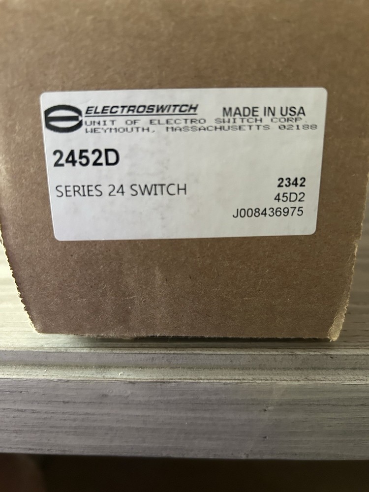 Electroswitch Series 24 Rotary Switch 2452D
