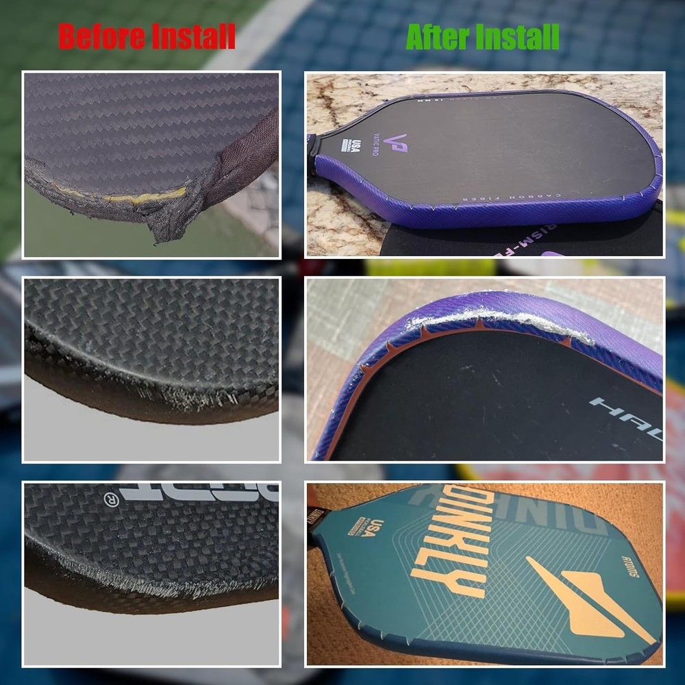 Versatile Edge Protection Tapes for Pickleball Paddles - 3 Widths Available