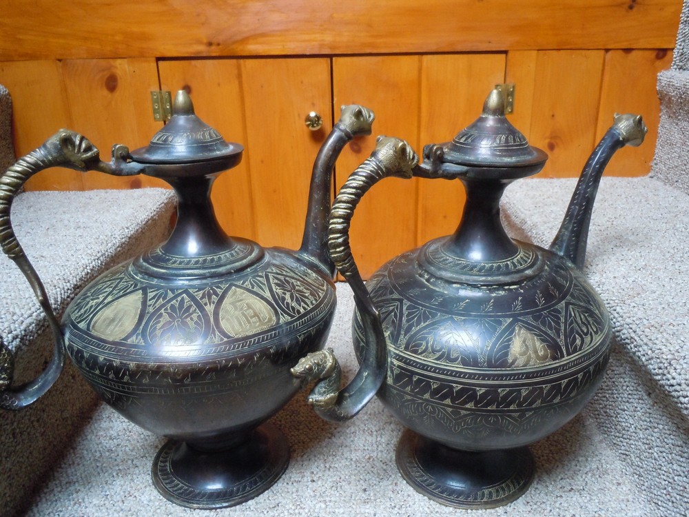 ANTIQUE OLD MIDDLE EASTERN JUGS