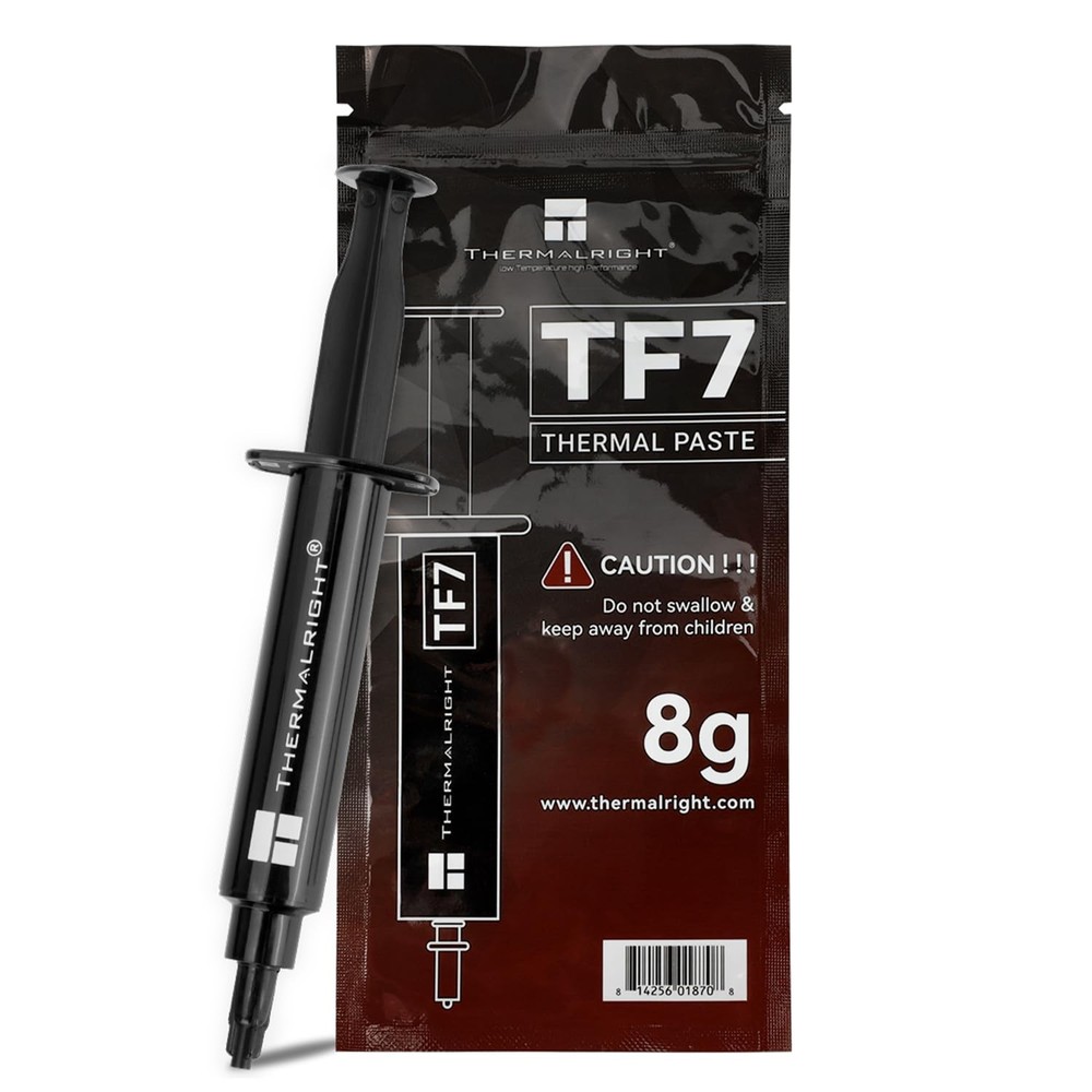 TF7 8 Grams Thermal Paste CPU/GPU 12.8W/m.k Compound Cooler Heatsink Scraper